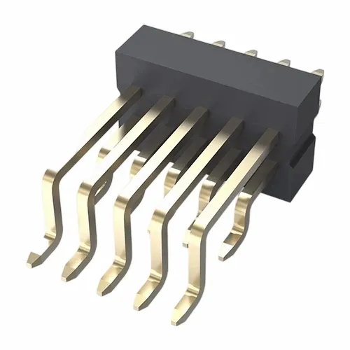 Głowica pinowa 1,0 mm, dwurzędowa, kątowa SMT