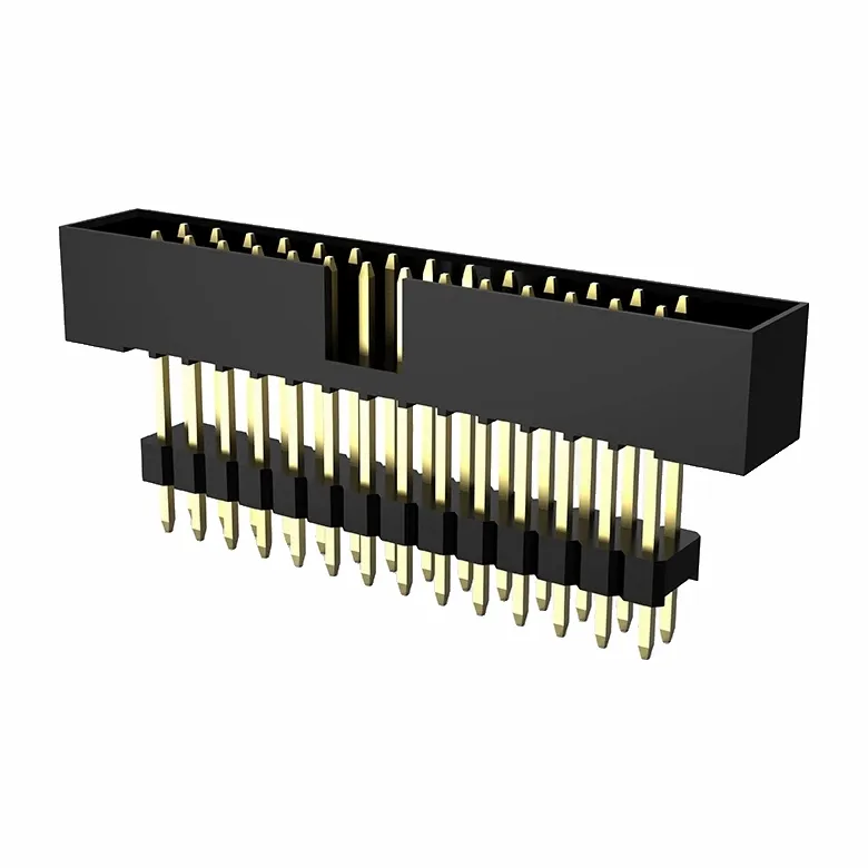 Dwurzędowy, prosty układarka z nagłówkiem 1,27 mm