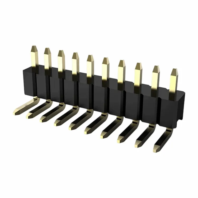 Złącze kołkowe 2,0 mm, jednorzędowe, kątowe DIP