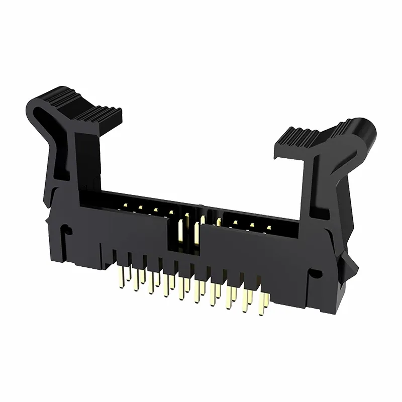 Głowica skrzynki 2,54 mm z zatrzaskami, prosta