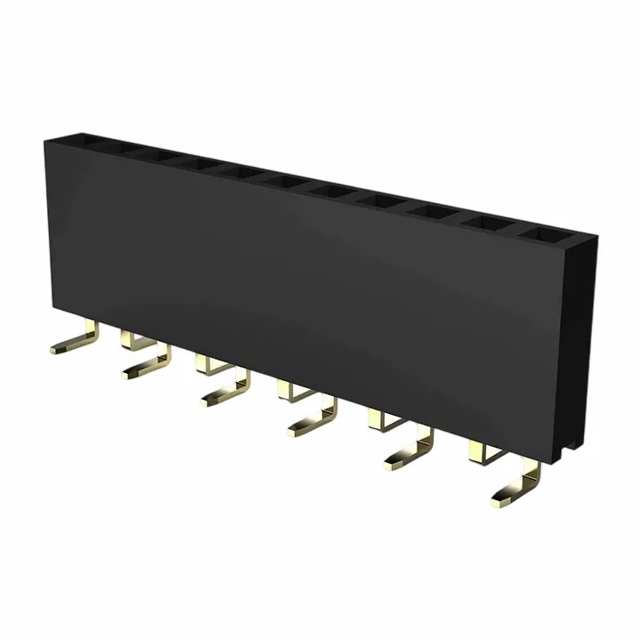 Złącze żeńskie 2,54 mm, jednorzędowe SMT typu Y