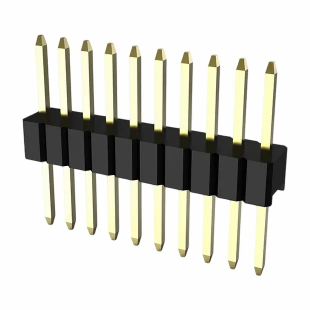 2,54 mm nagłówek szpilki pojedynczy wiersz prosto