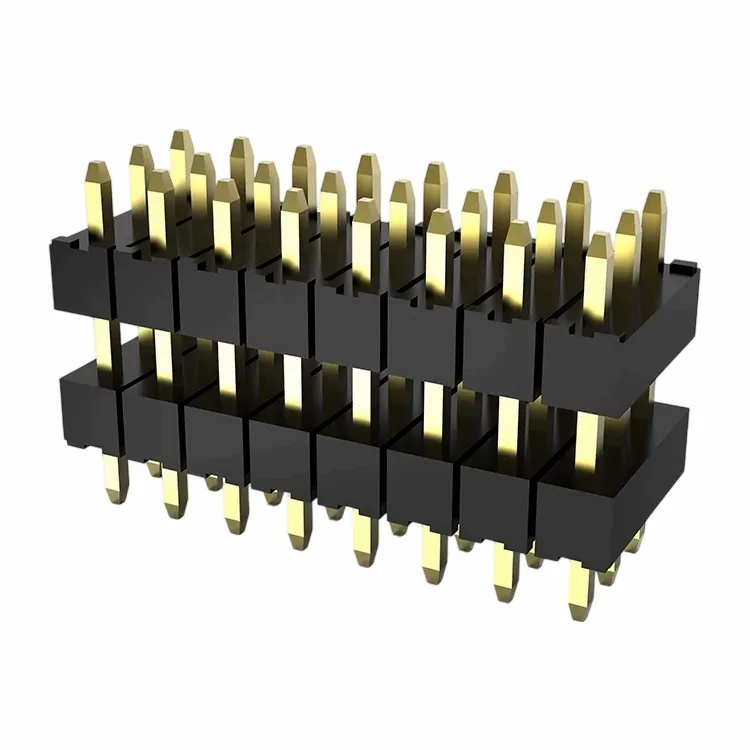 Głowica pinowa 2,54 mm, potrójna, prosta